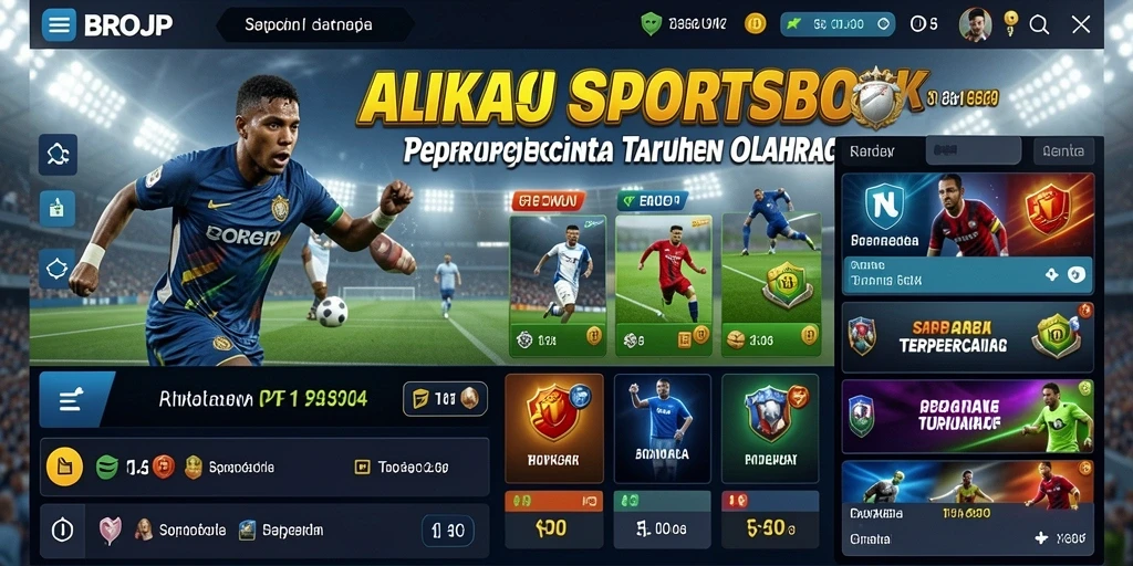 Tampilan screenshot BROJP menampilkan pengalaman taruhan olahraga yang menyenangkan.