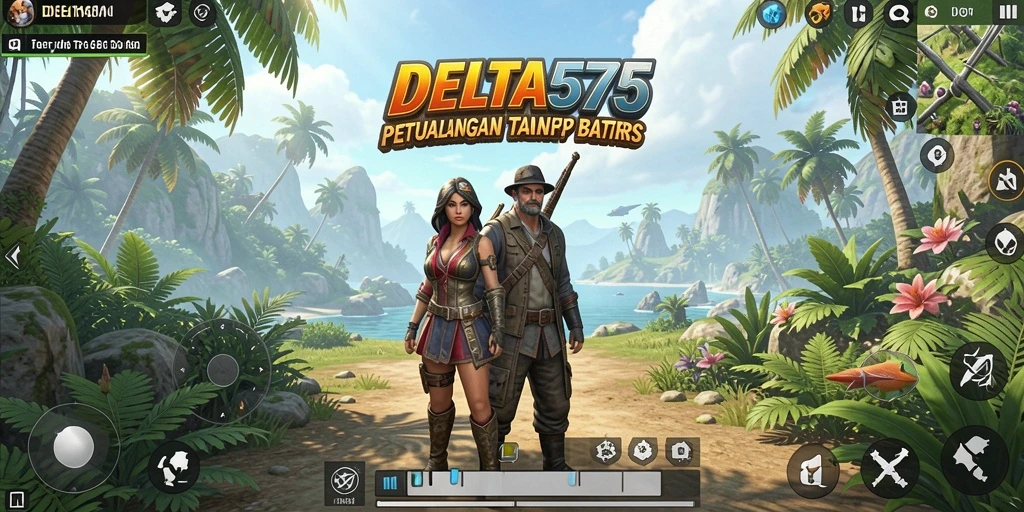 Gameplay Open World yang menakjubkan dalam DELTA575.