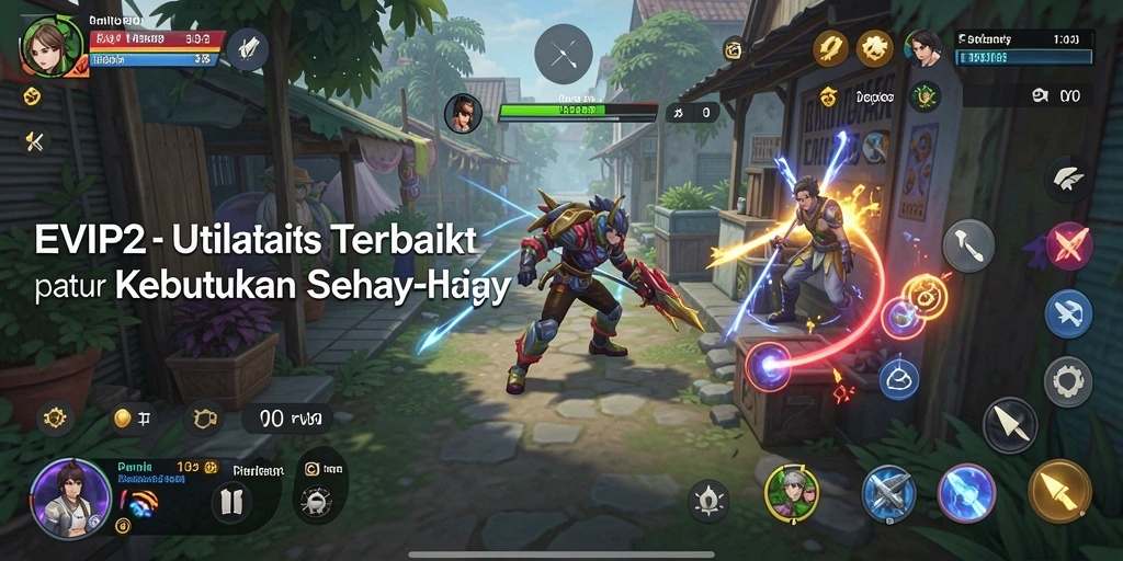 Tampilan antarmuka user-friendly dari aplikasi EVIP2.
