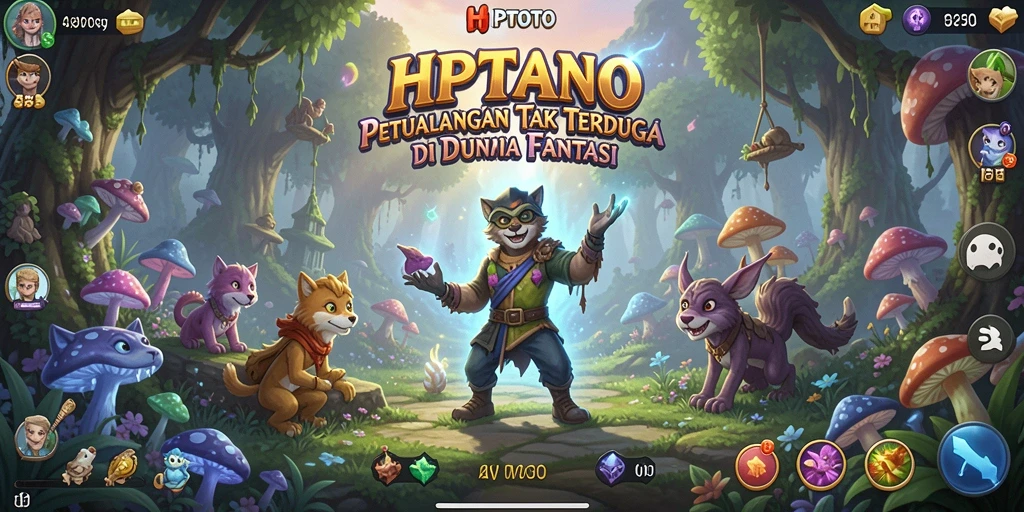 Tampilan gameplay <strong>HPTOTO</strong> yang penuh aksi dalam dunia petualangan.