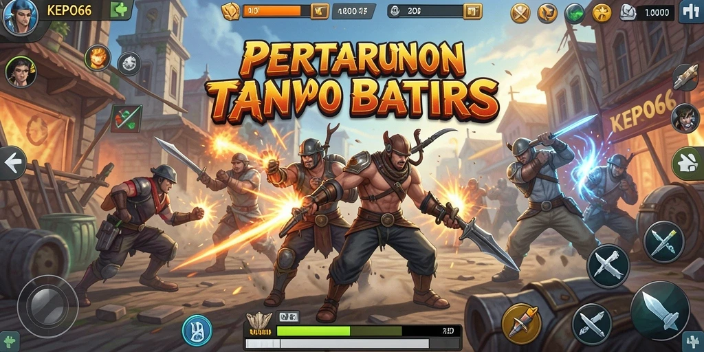 Tampilan menarik dari gameplay KEPO66 yang penuh aksi pertarungan.