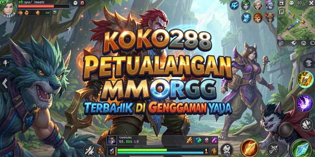 Tampilan gameplay KOKO288 dengan aksi pertarungan yang mendebarkan.