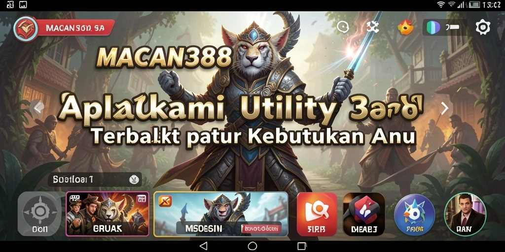 Tampilan antarmuka pengguna yang sederhana dan intuitif dari MACAN388.