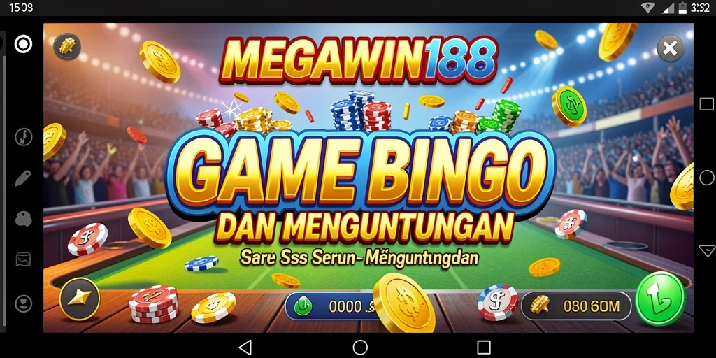 Tampilan gameplay seru di MEGAWIN188 dengan visual menawan.