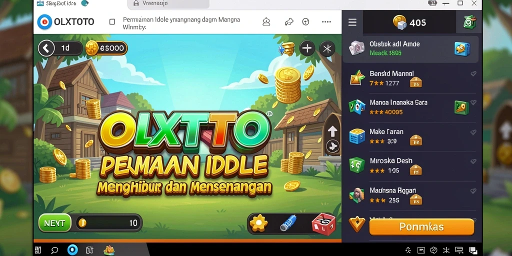 Tampilan gameplay OLXTOTO yang menyenangkan dan penuh warna.