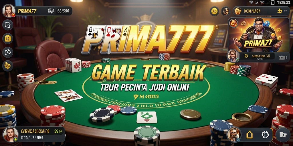 Tampilan gameplay seru di PRIMA77 dengan pemain berkompetisi.