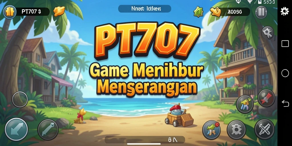 Gambaran menarik gameplay PT707 di mana kemajuan terus berjalan.