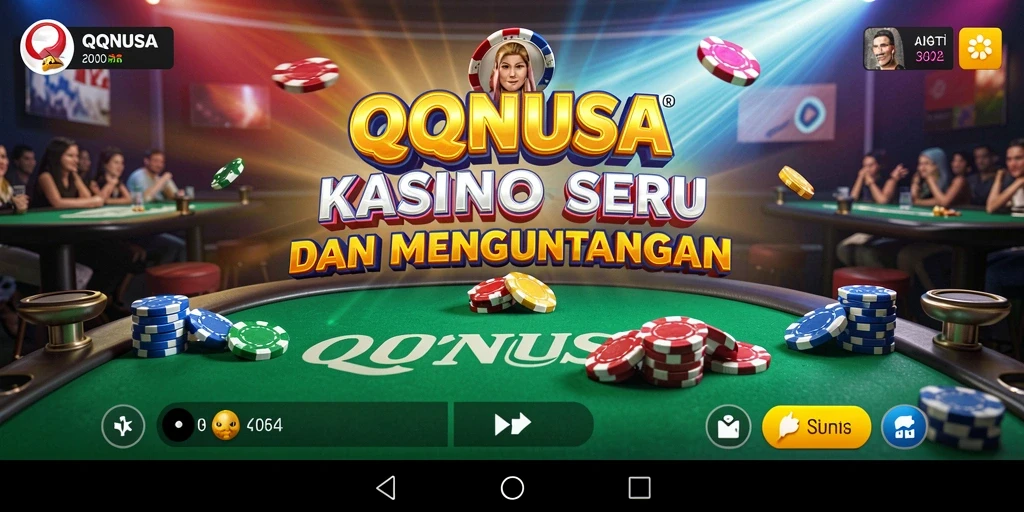 Tampilan gameplay Kasino QQNUSA yang mengasyikkan dan menarik.