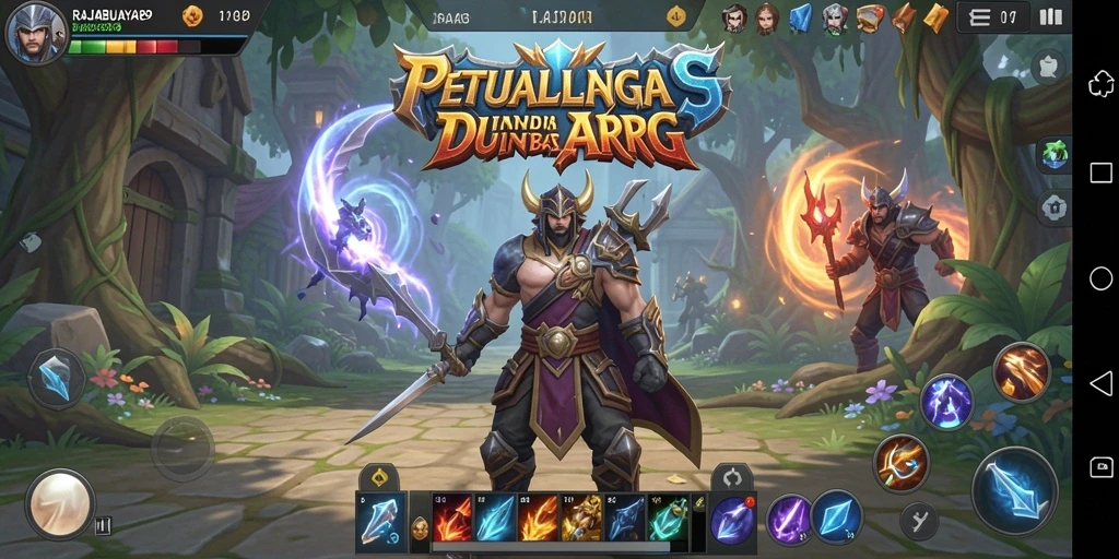 Tangkapan layar menampilkan aksi seru dalam gameplay ARPG.