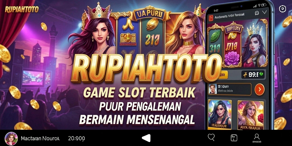 Tampilan gameplay RUPIAHTOTO yang menarik dengan antarmuka slot yang memukau.