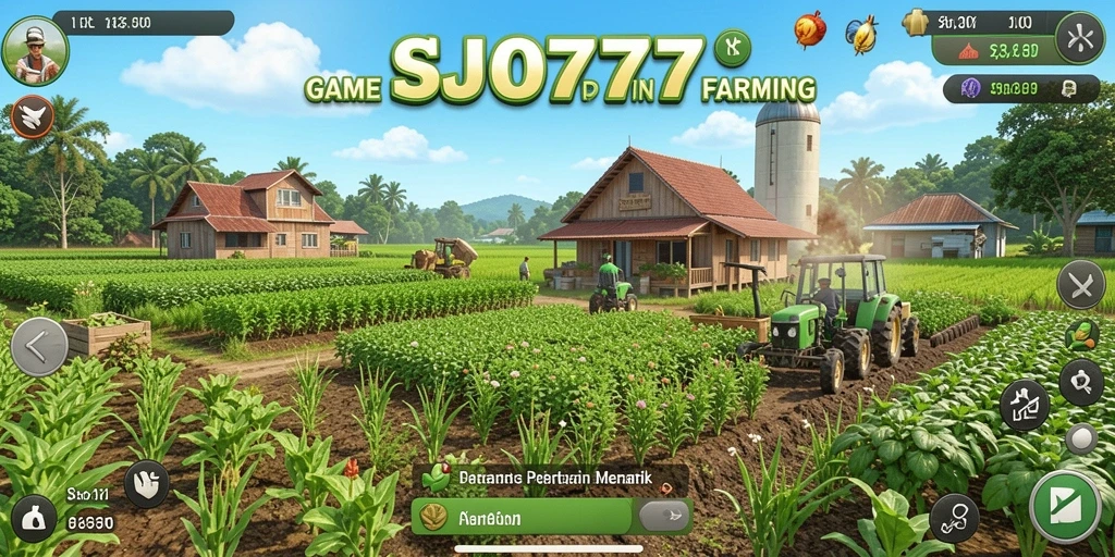 Tangkapan layar menunjukkan gameplay Farming yang menarik di SJO777.