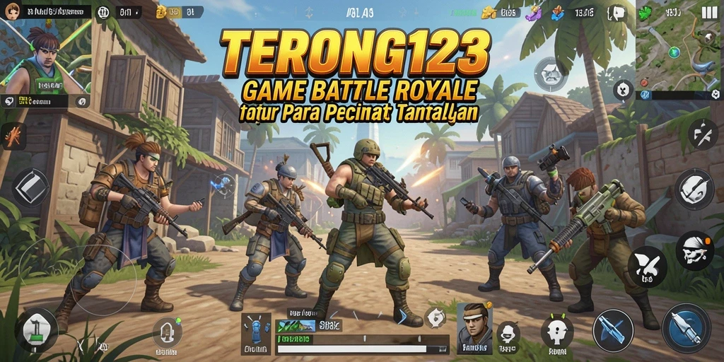 Tampilan gameplay seru di arena Battle Royale TERONG123.