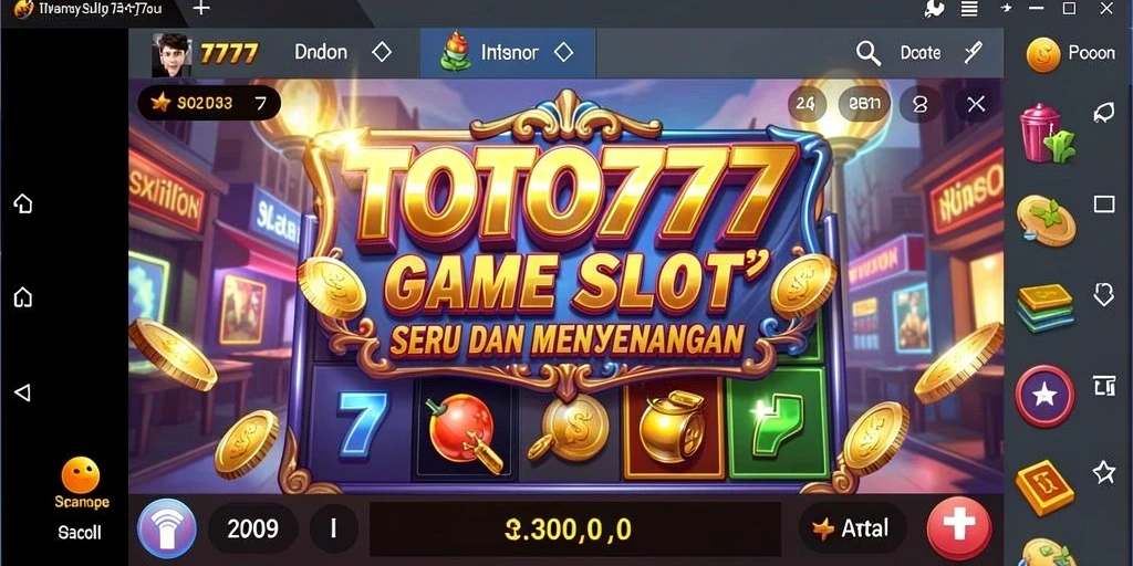 Gameplay TOTO777 menampilkan momen seru dalam permainan Slot.
